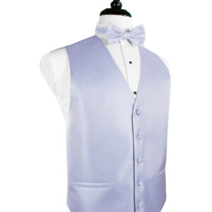 Periwinkle Herringbone Vest