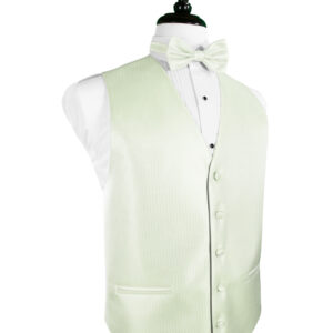 Pistachio Herringbone Vest