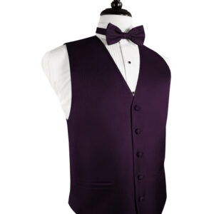 Raisin Herringbone Vest