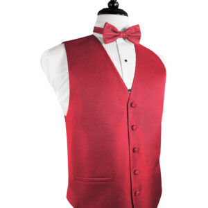 Watermelon Herringbone Vest