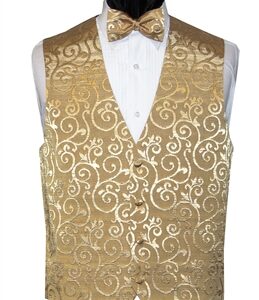 Gold Swirl Vest