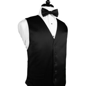 Black Noble Silk Vest