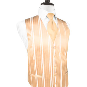 Apricot Striped Vest