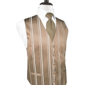 Latte Striped Vest