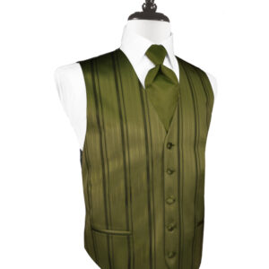 Moss Striped Vest