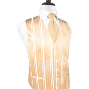 Peach Striped Vest