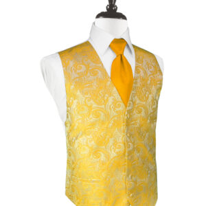 Tangerine Tapestry Vest