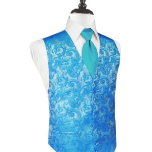 Turquoise Tapestry Vest