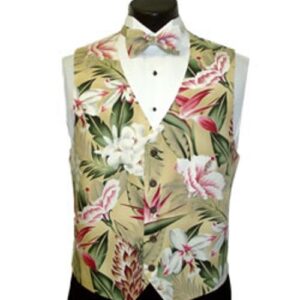 Aloha Sand Tropical Print Vest