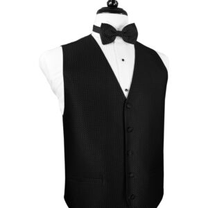 Black Venetian Vest
